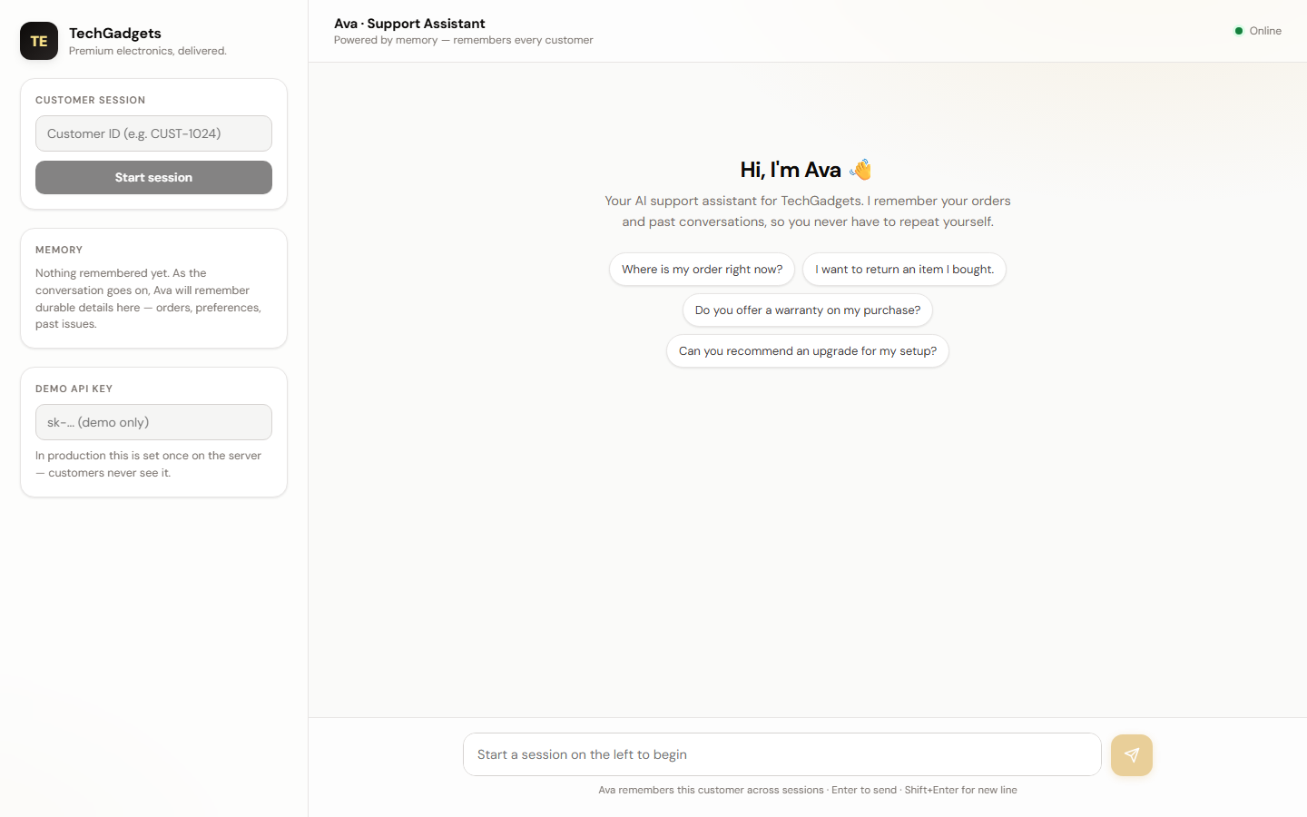 AI Customer Support Agent